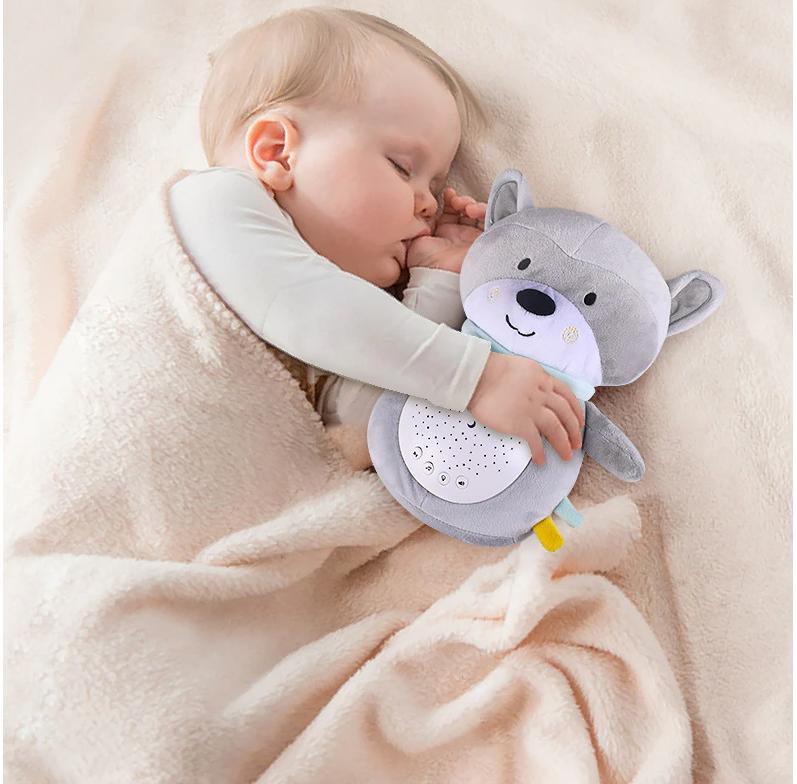 Peluche paresseux doux : apaisement et relaxation avec bruit blanc