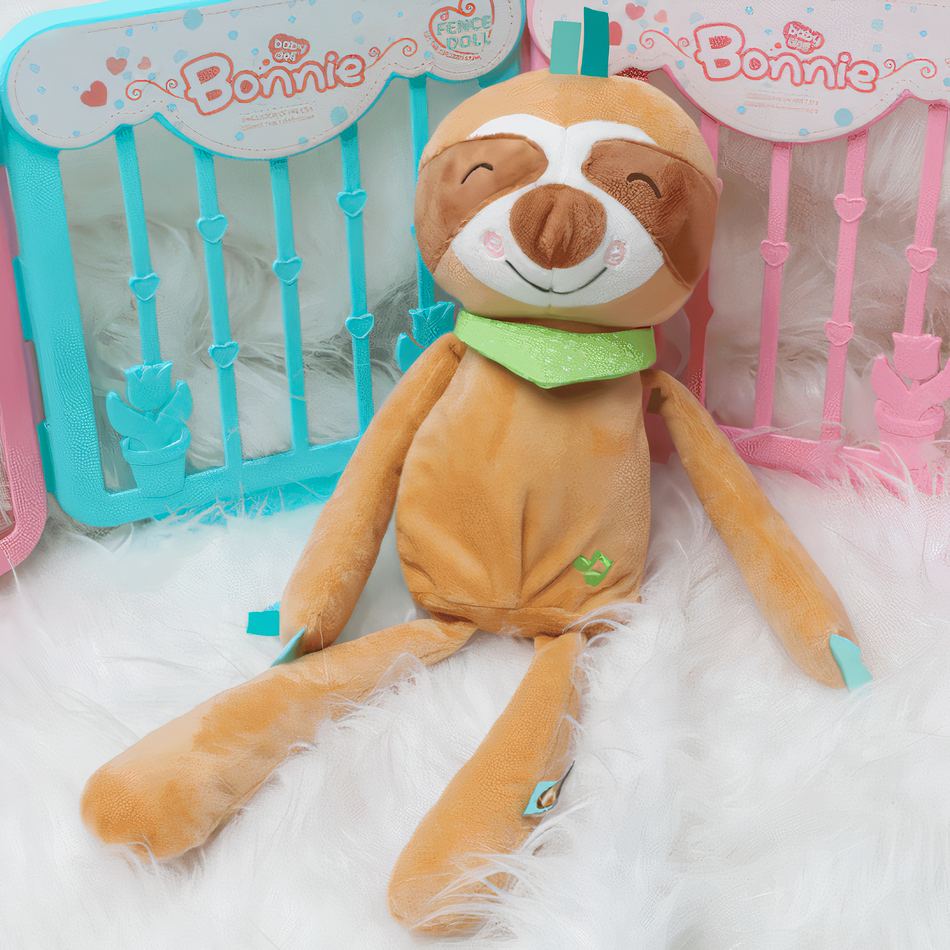 Peluche Paresseux Lumineuse avec Douce Mélodie Apaisante