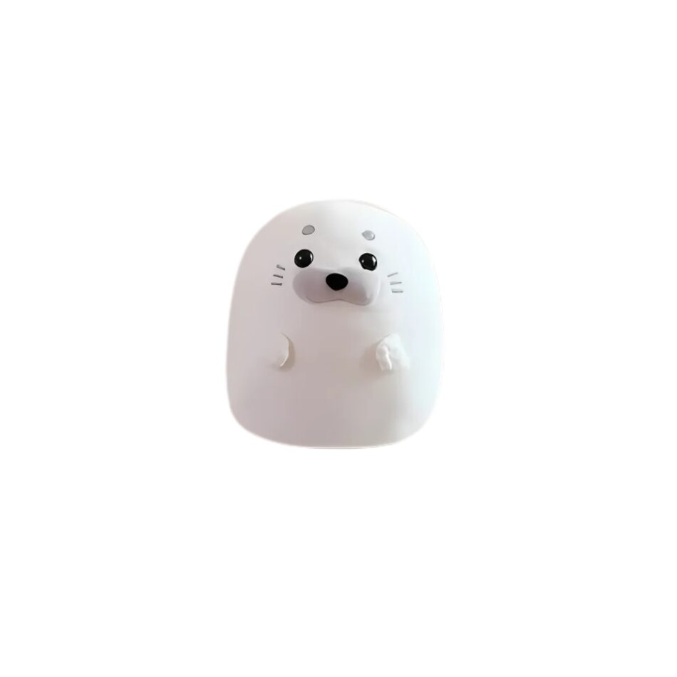 Peluche squishmallow phoque doux et câlin, bleu marine, pour enfant