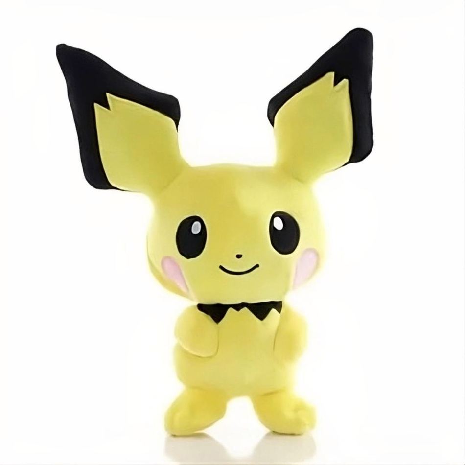 Peluche Pichu jaune - Douceur et Câlins Pokémon pour Enfant