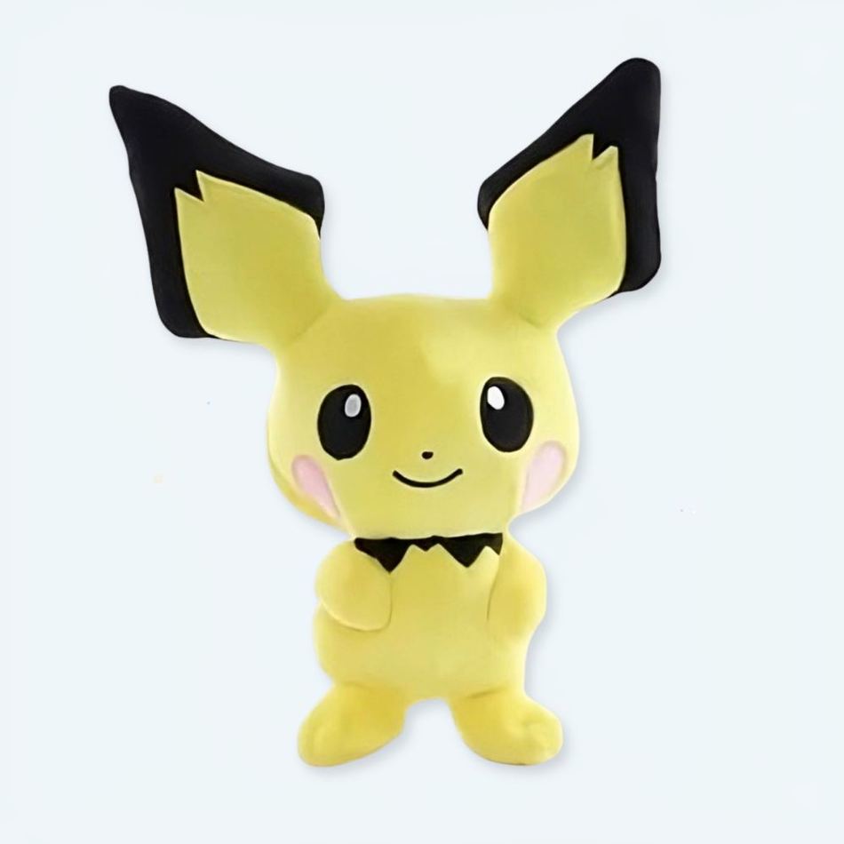 Peluche Pichu jaune - Douceur et Câlins Pokémon pour Enfant