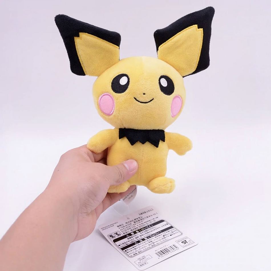 Peluche Pokémon Pichu Jaune, Mignon et Doux - Câlin pour Enfant