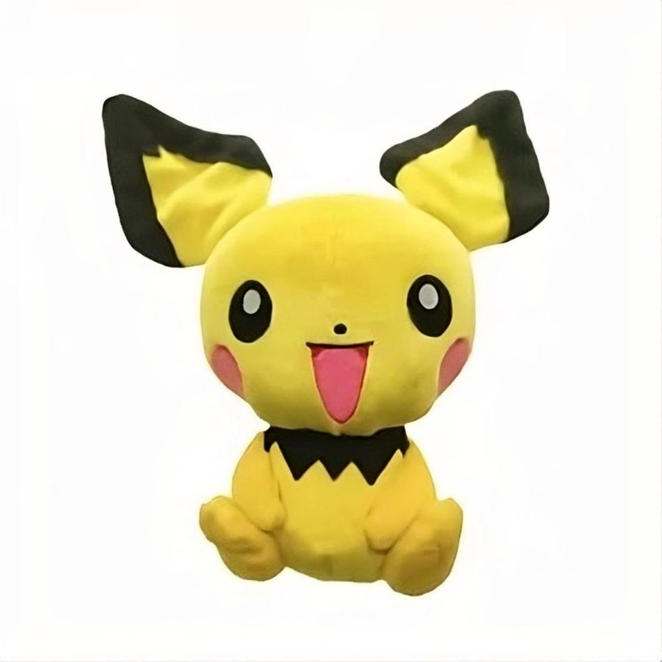 Peluche Pichu Pokémon - Jaune, Sourire Éclatant