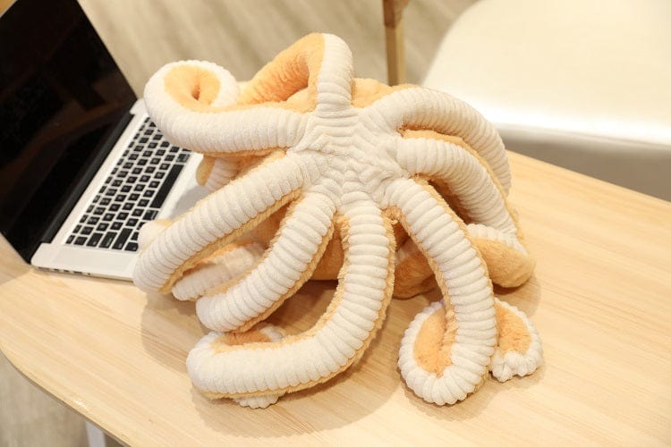 Peluche OctoJoue contente et colorée