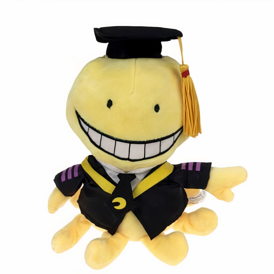 Peluche pieuvre diplômée - Cadeau et tout doux
