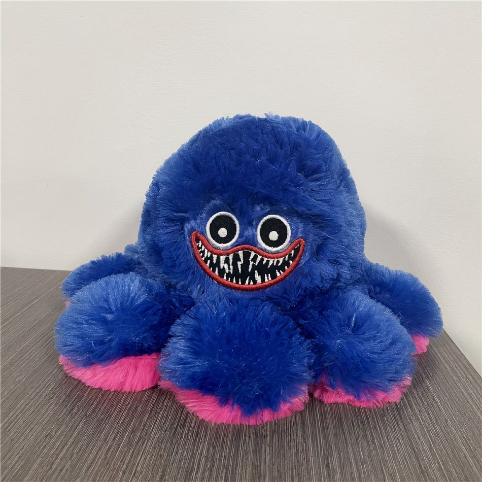Peluche pieuvre Huggy Wuggy réversible douce enfant Douceur Marine