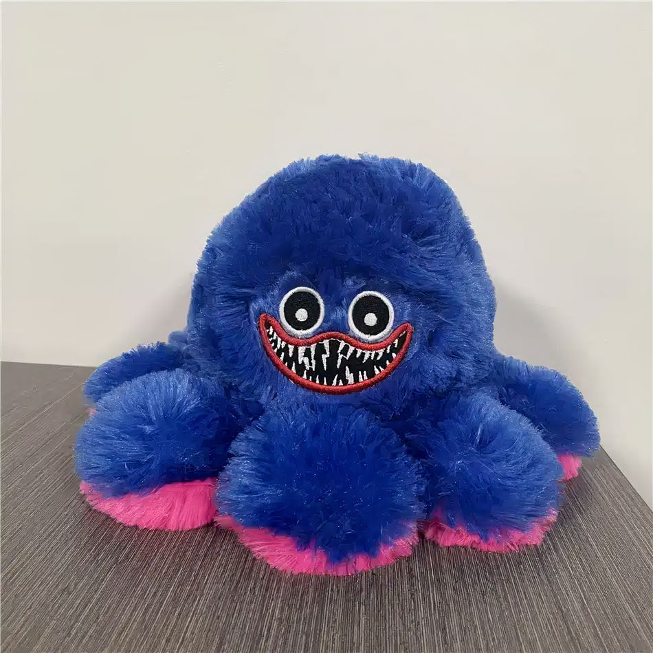 Peluche pieuvre Huggy Wuggy réversible douce enfant Douceur Marine