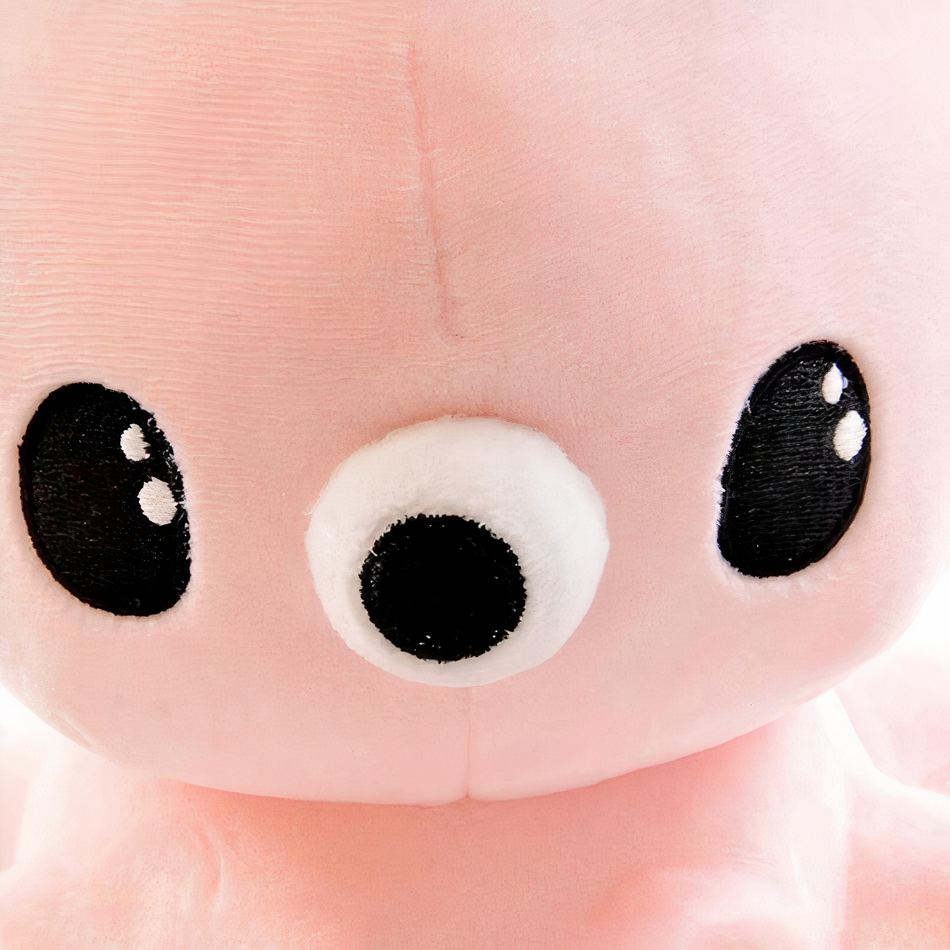 Peluche pieuvre kawaii rose, douce câlin - pour enfant hiver