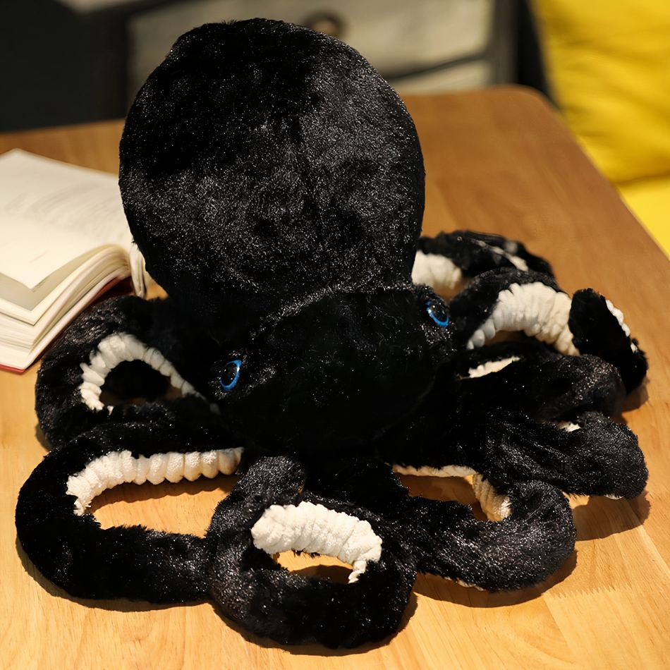 Peluche octo-colorée ultra-douce pour enfants