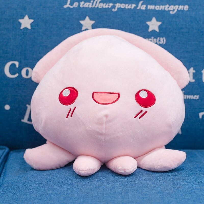 Peluche Octoire Rose Expressive