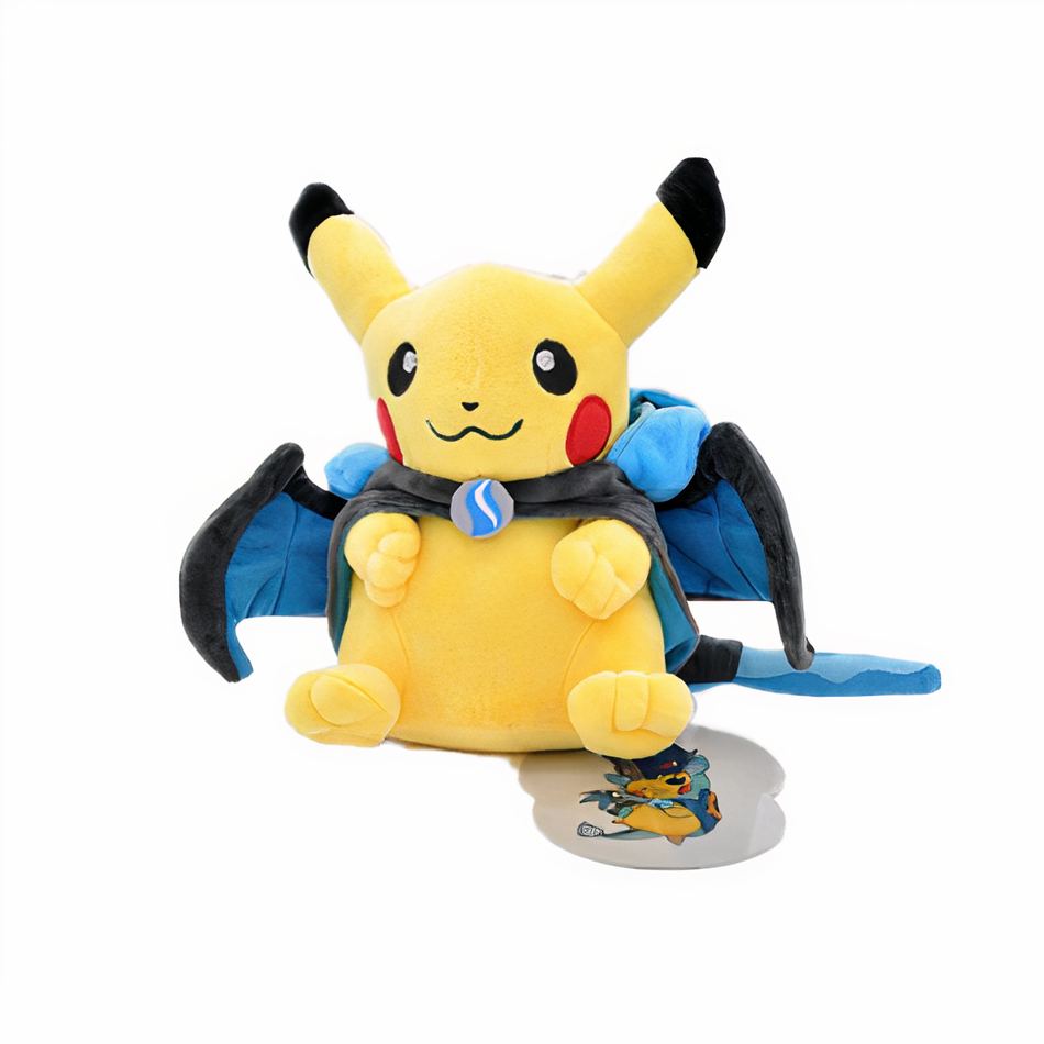 Peluche Pikachu Méga Dracaufeu X Douce pour Enfant
