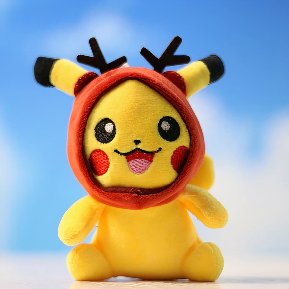 Peluche Pikachu porte-clés enfant Pokémon doux