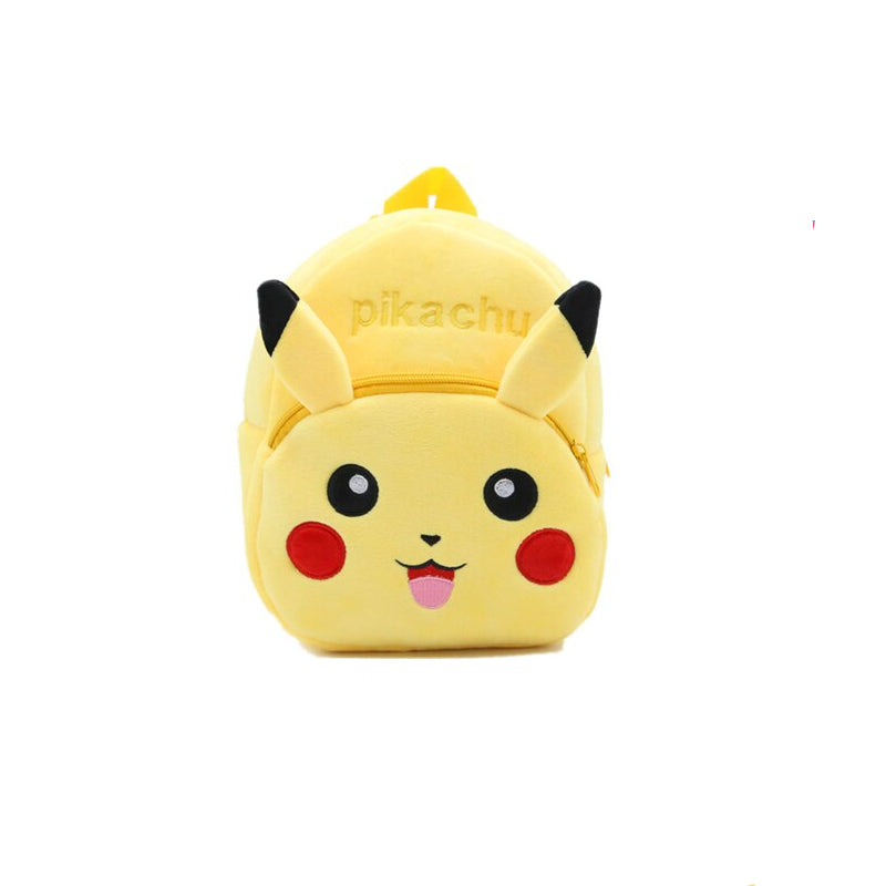 Sac à dos Peluche Pikachu, doux et jaune électrique pour enfant