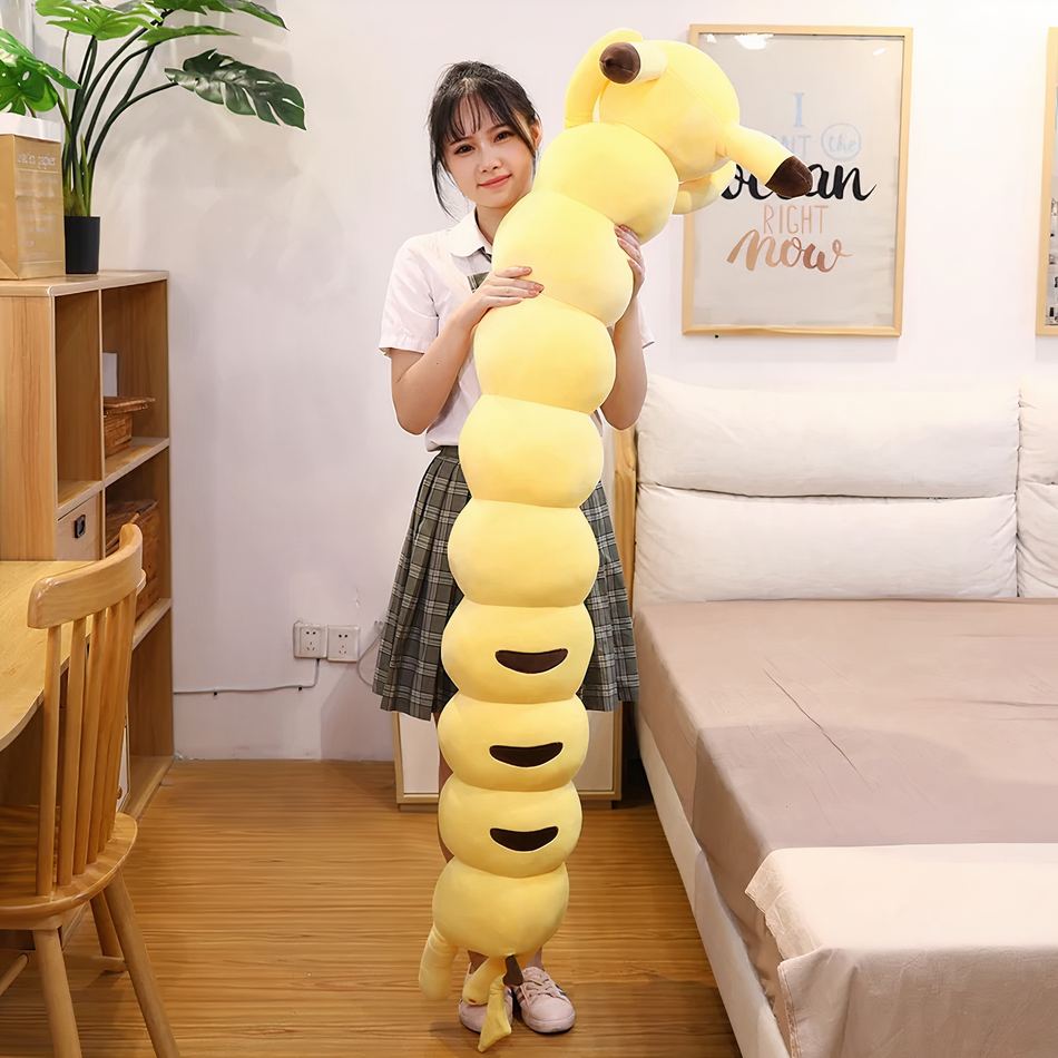 Peluche Pikachu géante jaune douce - Idéale pour décorer la chambre