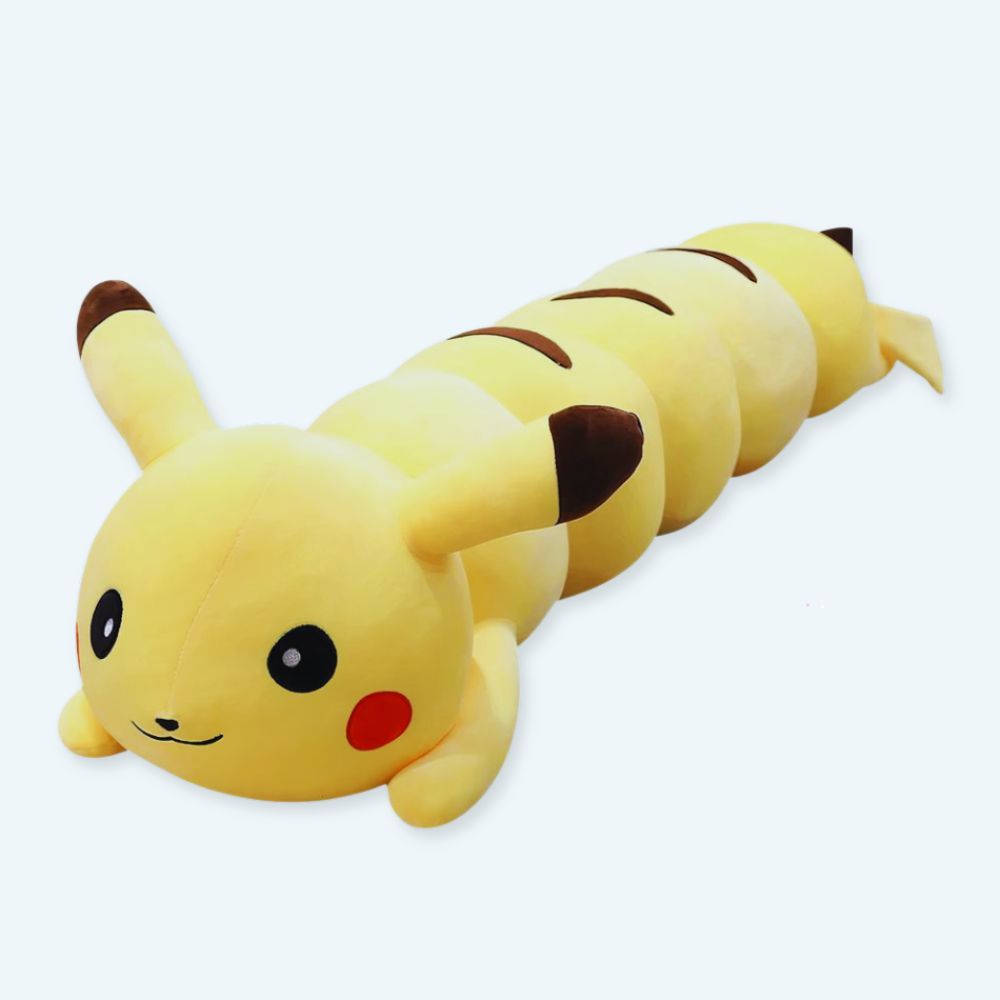 Peluche Pikachu géante jaune douce - Idéale pour décorer la chambre