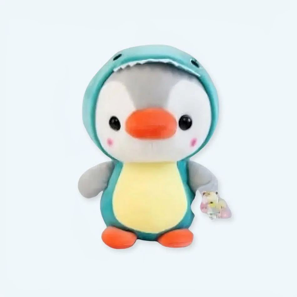 Peluche pingouin dinosaure - Mignon déguisement enfant doux