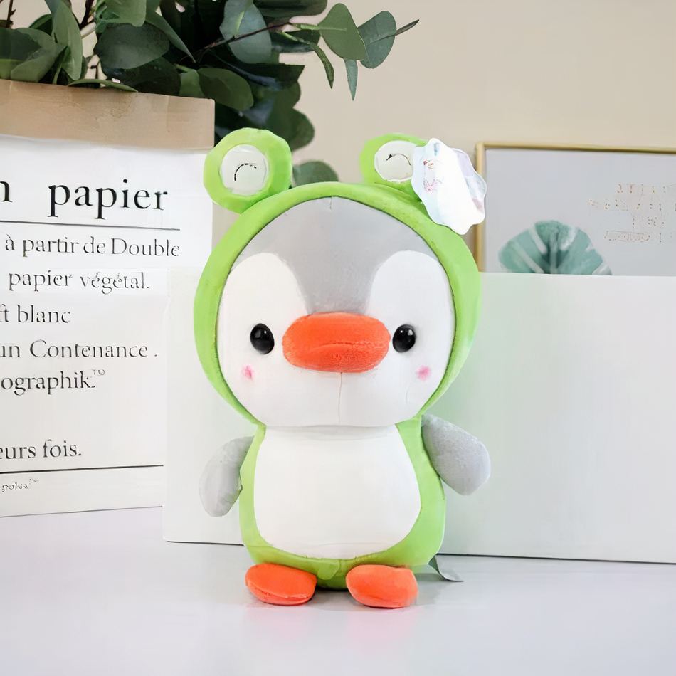 Peluche Pingouin-Grenouille: , Doux, Idéal pour les Enfants