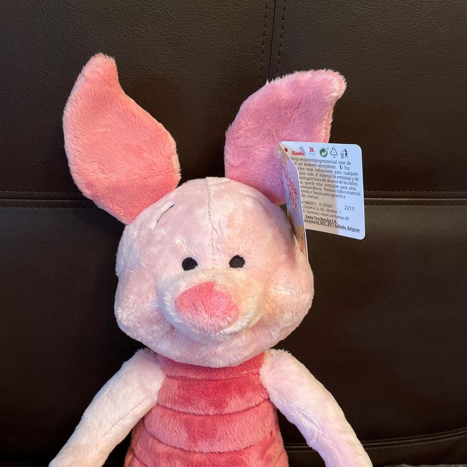 Peluche Porcinet rose doux enfant câlin Disney