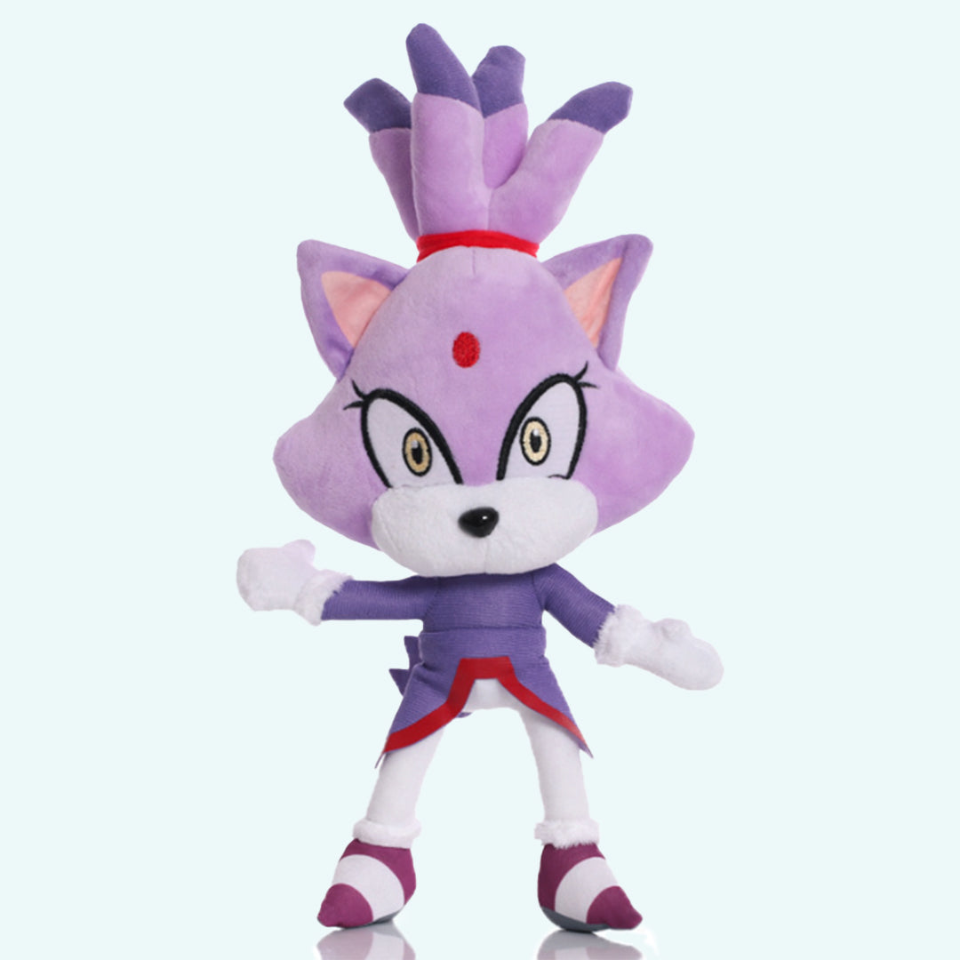 Peluche Princesse Blaze Chat Doux Sonic Câlin Bébé