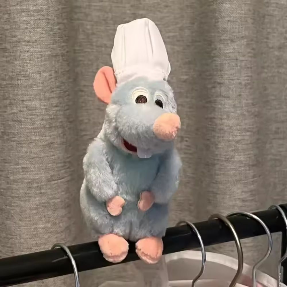 Peluche Rémy le rat gourmet aimantée Disney Pixar
