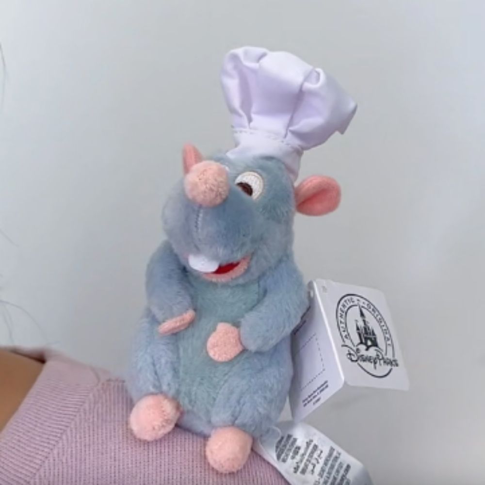 Peluche Rémy le rat gourmet aimantée Disney Pixar