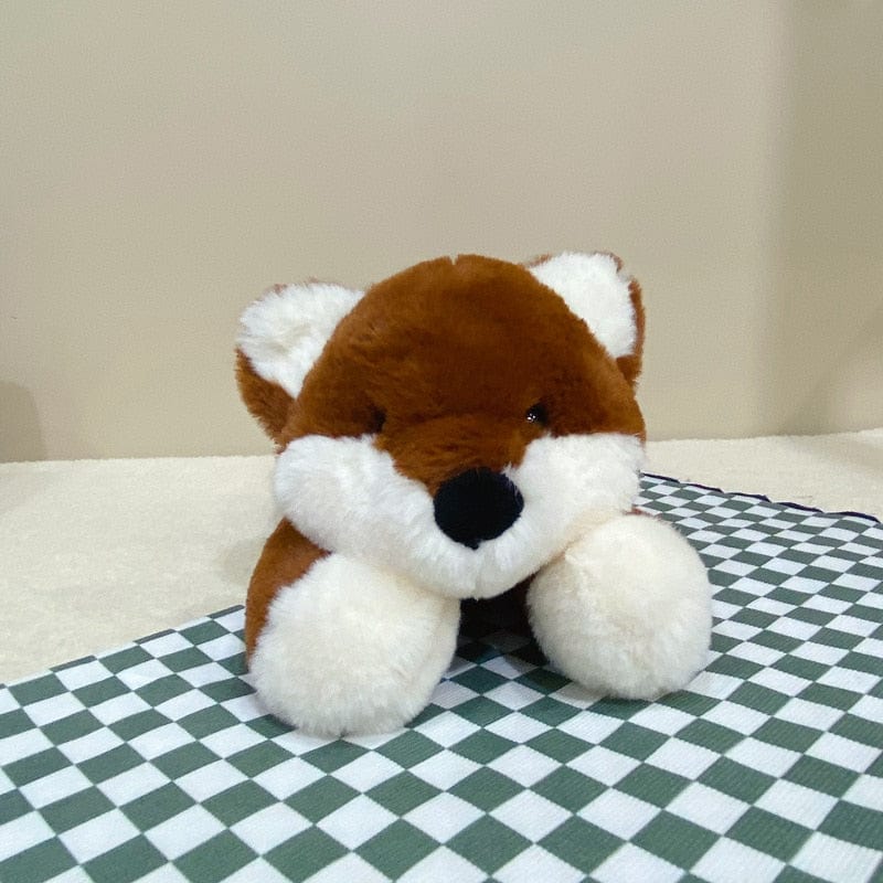 Peluche renard à fourrure adorable