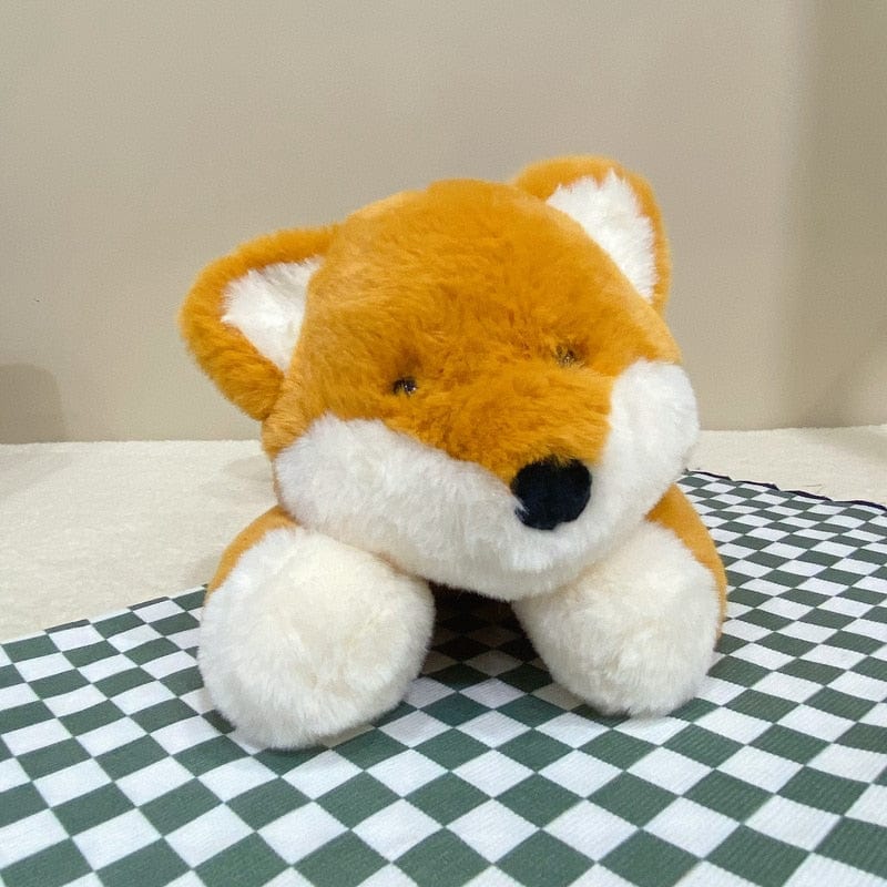 Peluche renard à fourrure adorable