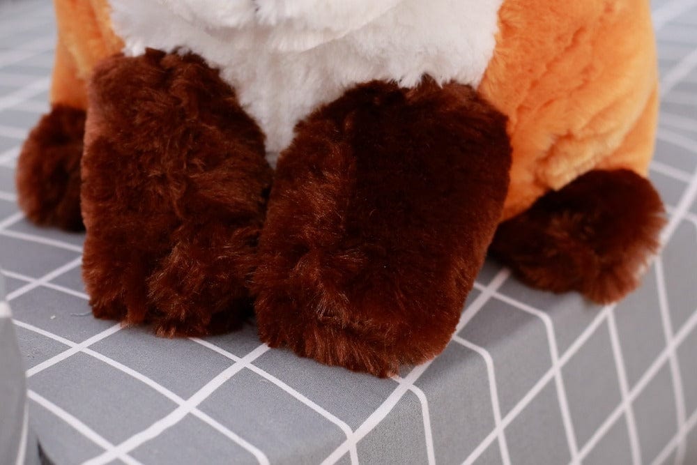 Peluche renard mignon avec une tête XL