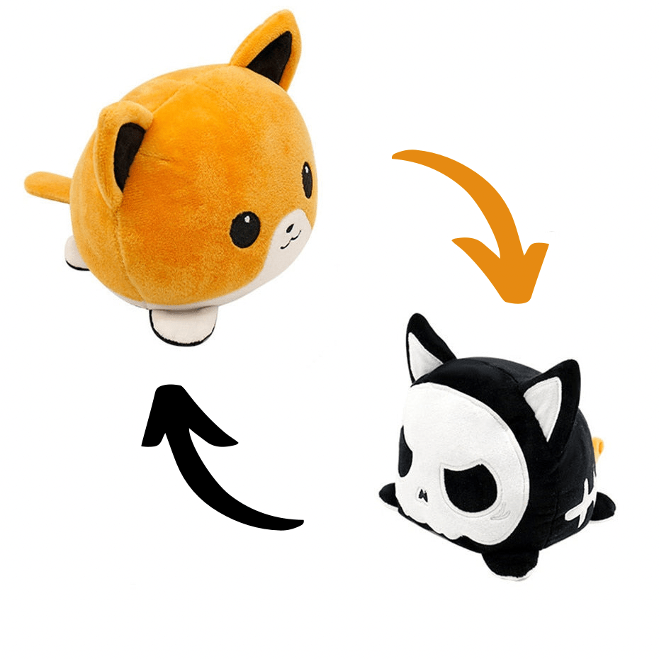 Peluche Renard Double-Face