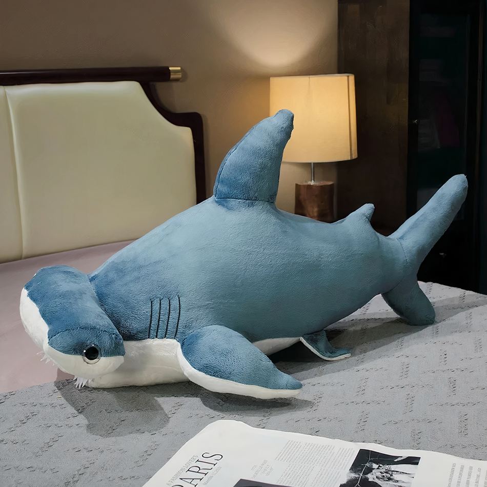 Peluche requin marteau géante océan câlin.