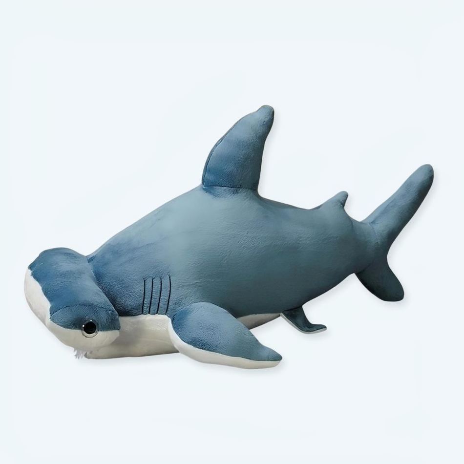Peluche requin marteau géante océan câlin.