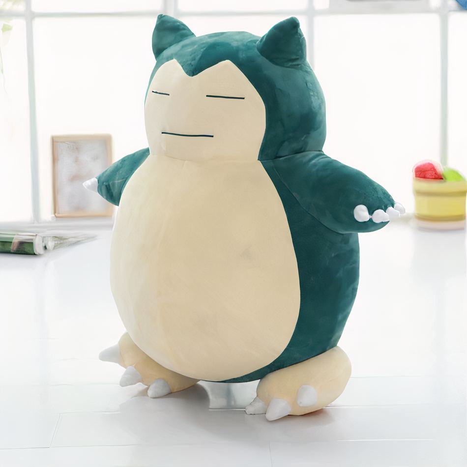 Peluche géante douce et câline Ronflex pour les fans de Pokémon