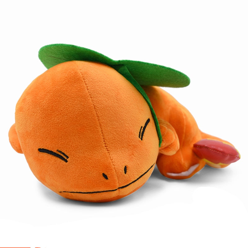 Peluche Salamèche câline kawaii douce et endormie pour enfant