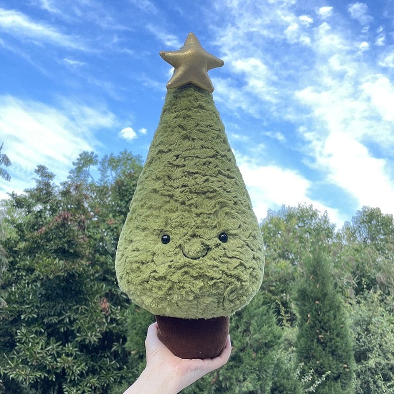 Peluche Sapin de Noël avec Étoile Scintillante