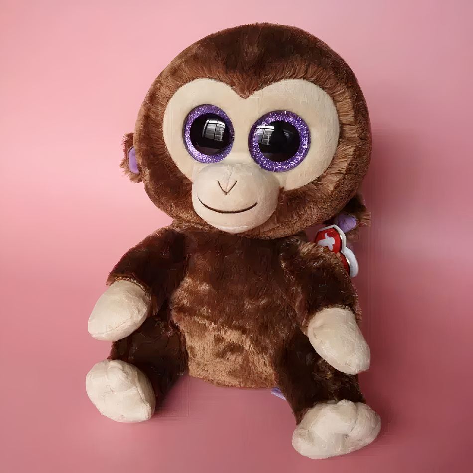 Peluche Singe Marron Doux - Jouet Enfant Câlin