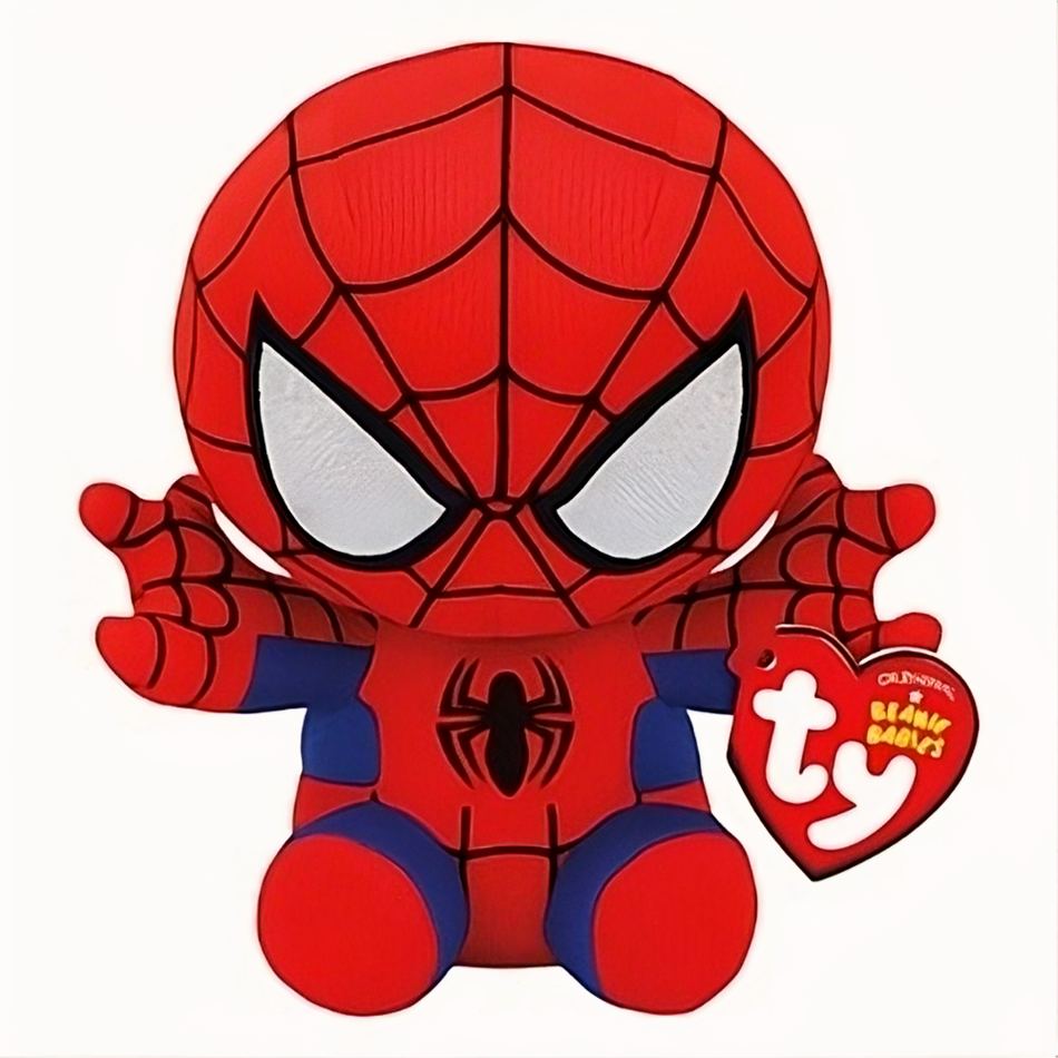 Peluche SpiderMan - Héros Marvel, Douceur et Amusement pour Enfant