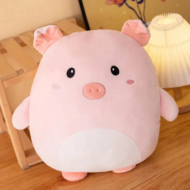 Squishmallow Peluche Cochon Rose - Petit et Mignon