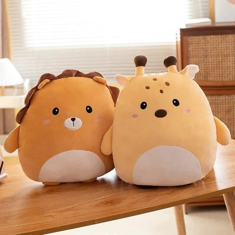 Peluche Squishmallow Girafe Brun - Petit et Adorable