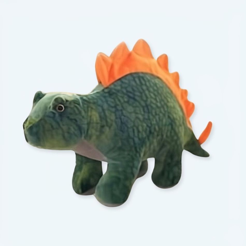 Peluche Stégosaure Vert Doux - Dino Câlin pour Enfant
