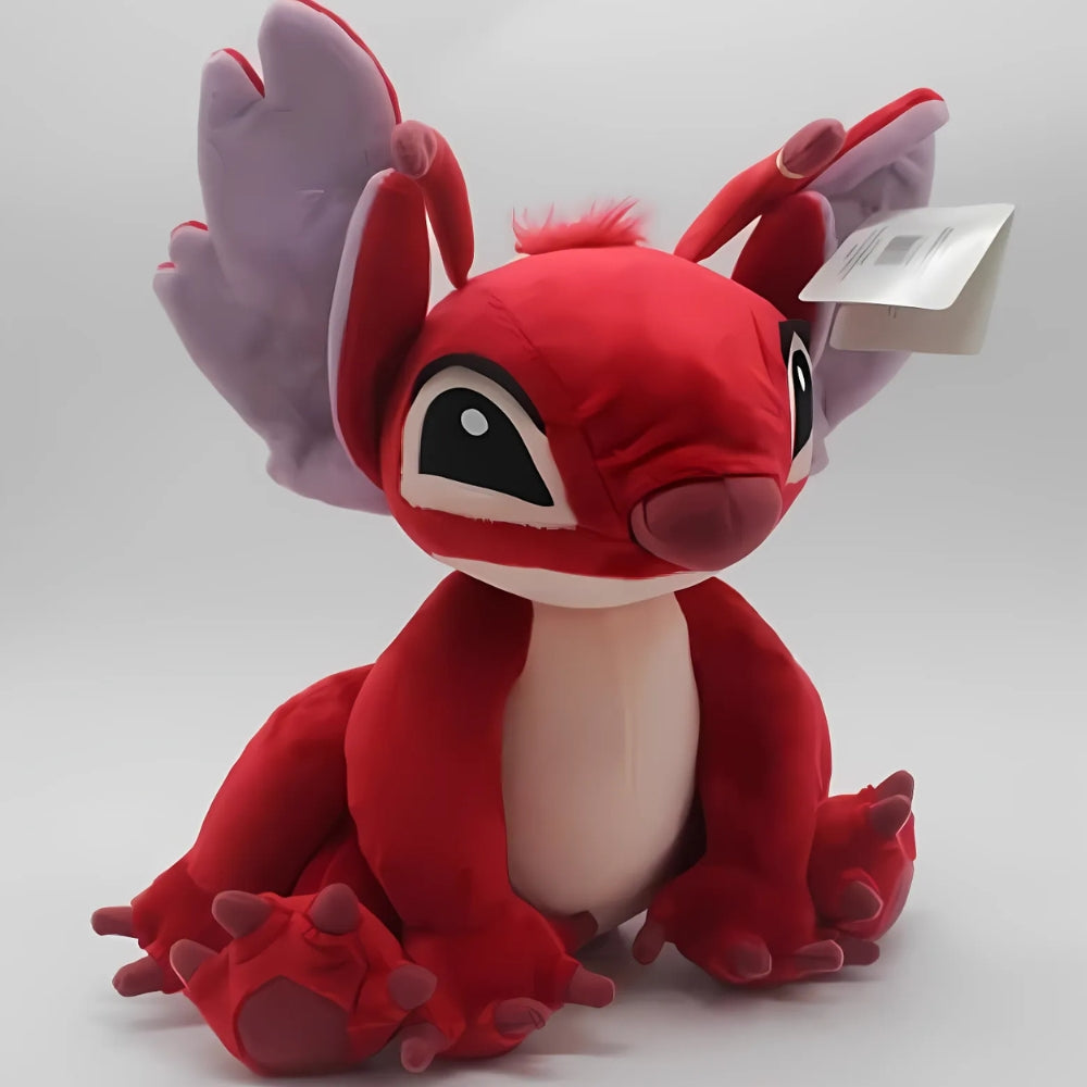 Peluche Stitch Dragon Rouge Doux et Magique pour Enfant
