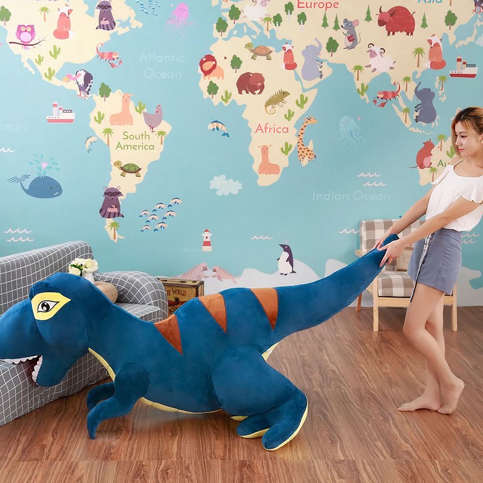 Peluche T-rex géante et douce -