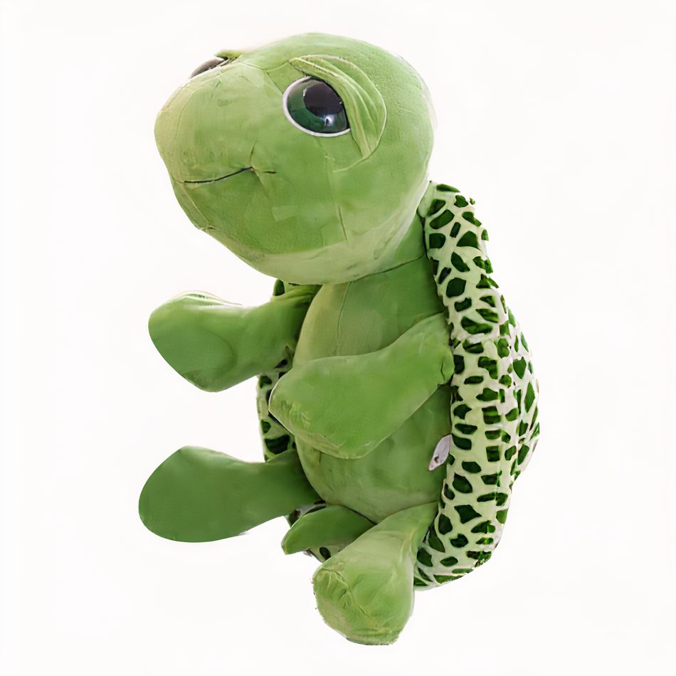 Peluche tortue douce câline océan enfant doudou Bleu Azur