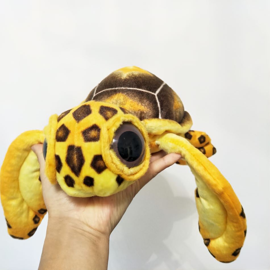 Peluche Tortue à Grands Yeux Douce et Câline pour Enfant