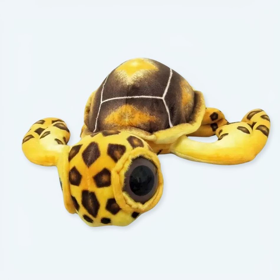Peluche Tortue à Grands Yeux Douce et Câline pour Enfant