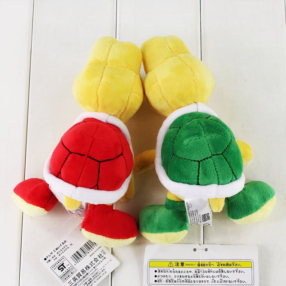 Peluche Tortue Koopa Troopa Verte Mario - Idéale pour les Enfants