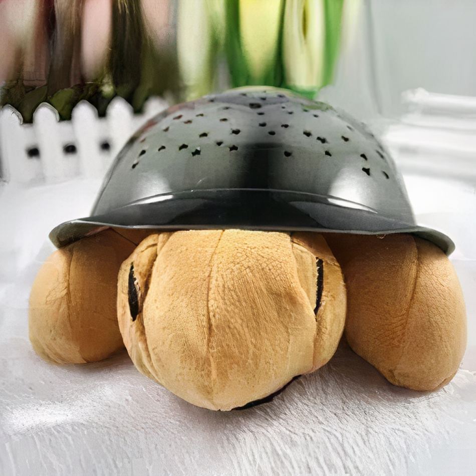 Peluche Tortue Lumineuse Étoilée Idéale pour la Chambre d'Enfant