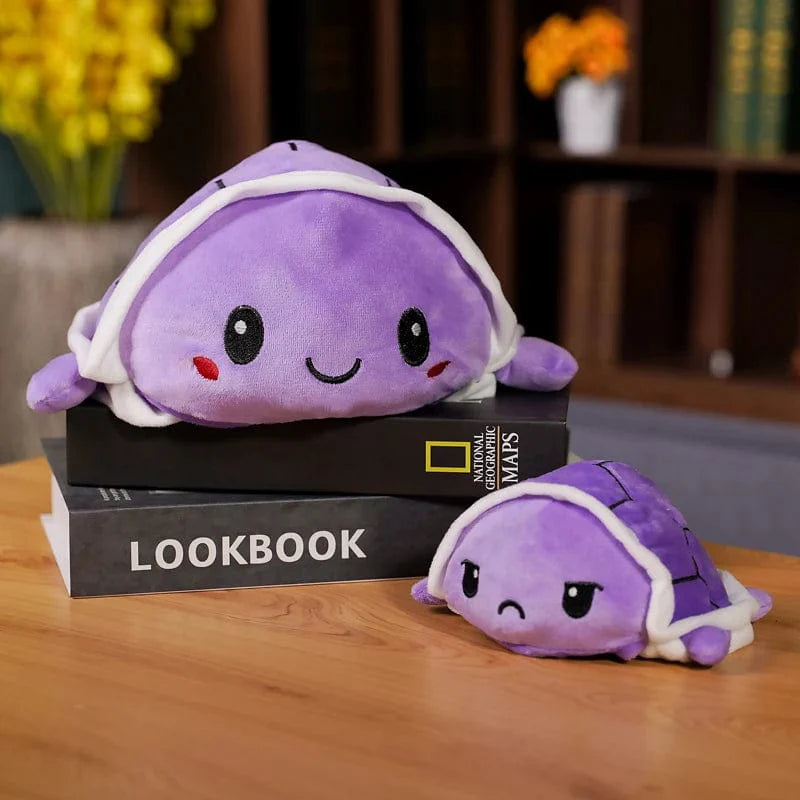 Peluche tortue réversible