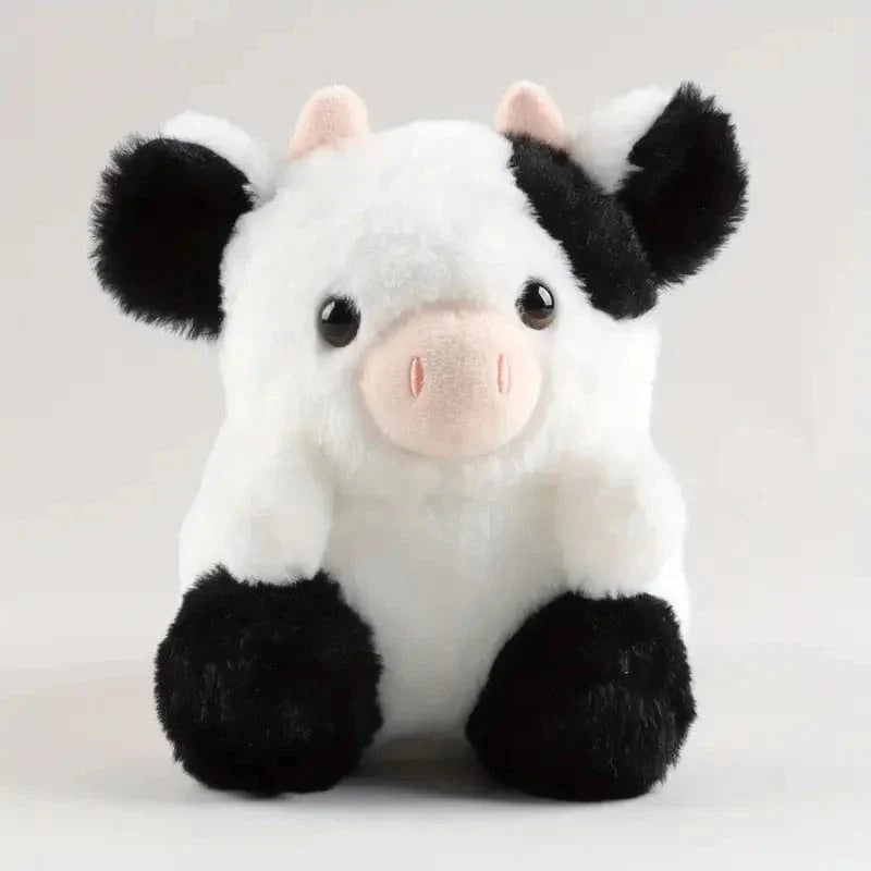 Peluche Vache Adorable Noir & Blanc