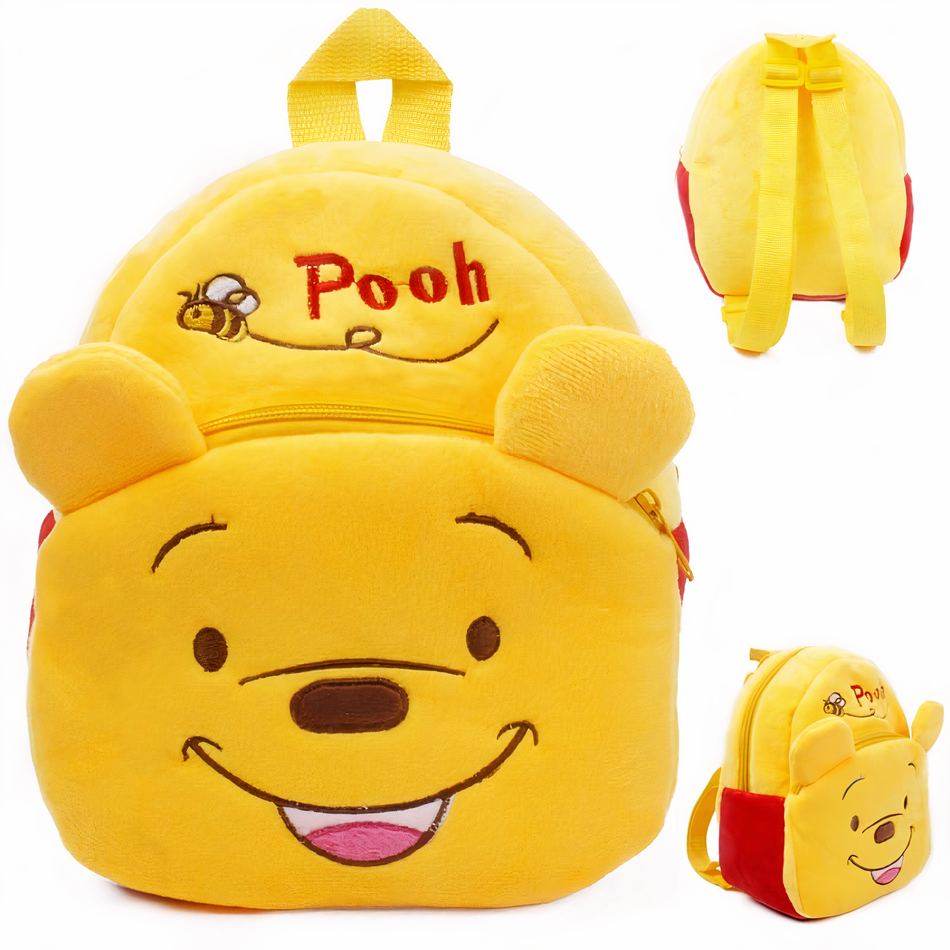 Peluche Winnie l'Ourson - Sac à dos doux et câlin pour enfant