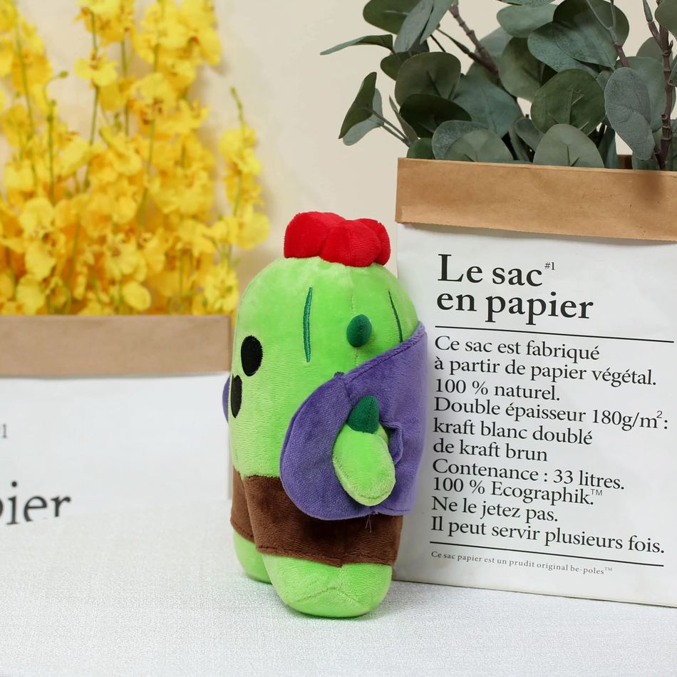 Peluche Spike Brawl Stars Douce et Colorée pour Enfant